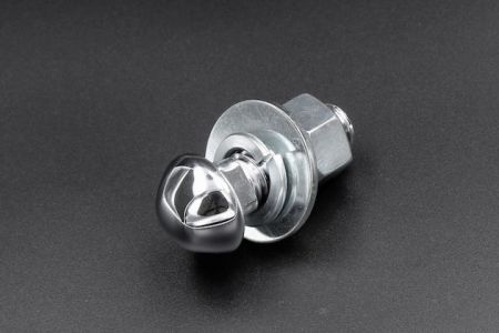 Polished Domed Truck Bolts / Bumper Bolts