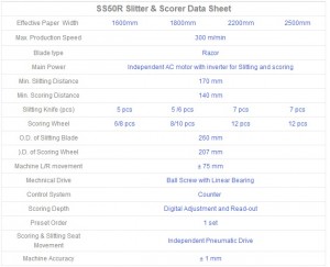 Slitter Scorer SS50R
