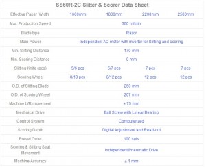 0 Skorlama Bilgisayarlı Slitter ve Skorer SS60R-2C