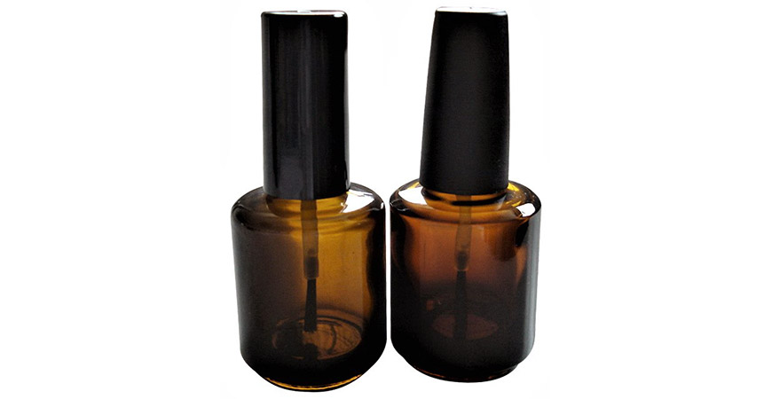 15ml Amber Glass Nail Polish Bottle | Bulk nail polish bottles for ...