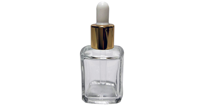 Flacons compte-gouttes en verre carré de 4 ml à 30 ml pour soins de la peau, bouteilles de vernis à ongles en vrac pour les entreprises