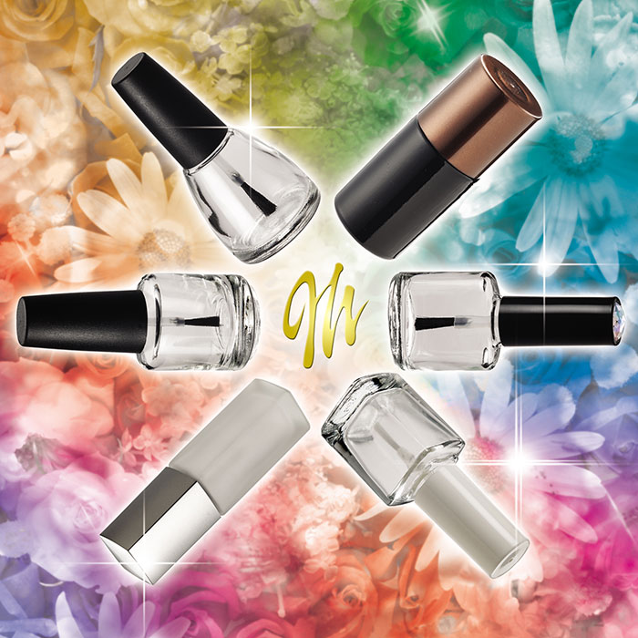 Empty Nail Polish Bottles