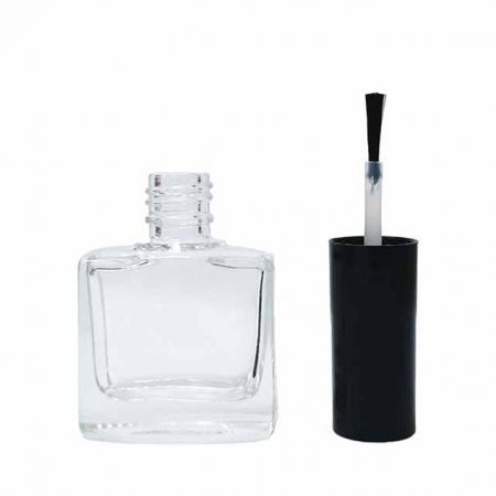 Nail enamel bottle and #03 black plastic lid