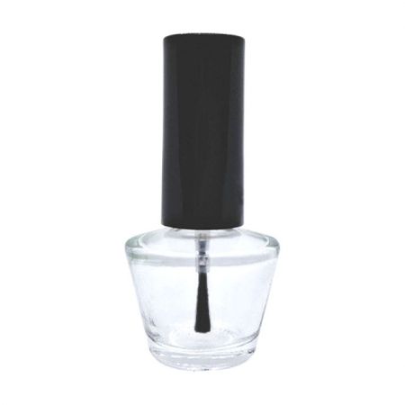 Frasco de esmalte de unha de vidro transparente de 5ml - Frasco de esmalte de unhas vazio de 5ml