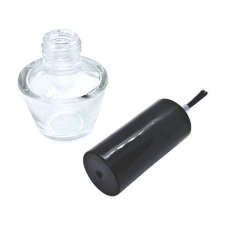 5ml small glass bottle with brush cap