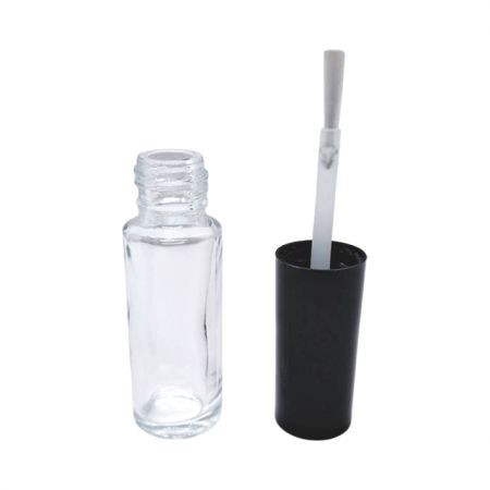 #03プラスチックキャップ付きの5ml空のガラスボトル