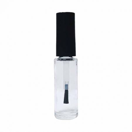 Botella de vidrio vacía para esmalte de uñas cilíndrica de 8 ml - recipiente de vidrio vacío de 8 ml