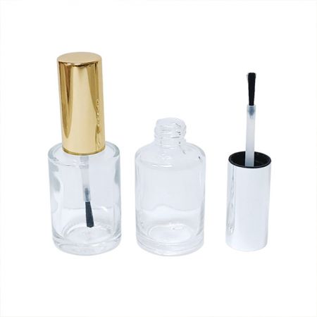 Botellas de vidrio transparente de 15 ml