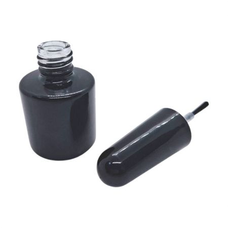 Botella de vidrio vacía de esmalte de uñas UV de 8 ml