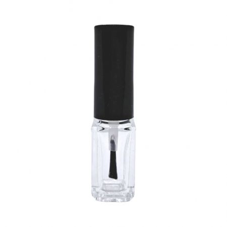 4ml Rectangular Shaped Clear Glass Nail Enamel and Lip Gloss Bottle - 4ml glass nail polish bottle