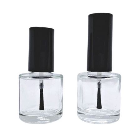 Bulk 8ml Round Glass Nail Oil Bottles - 8ml nail polish bottle with #03 cap/#08 cap
