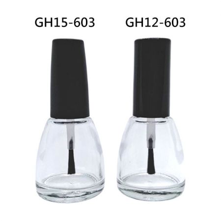 13ml Unique Shaped Glass Nail Polish Container - 13ml unique shaped glass nail polish container
