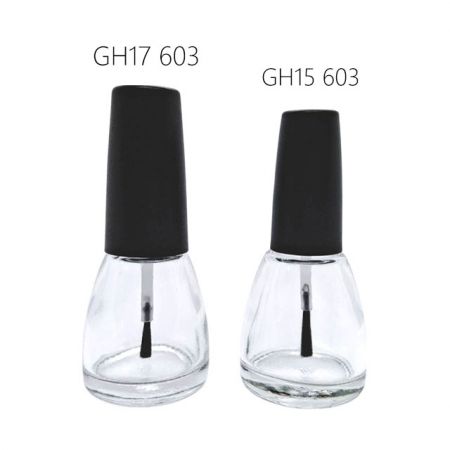 Contenitore per smalto per unghie in vetro di forma unica da 13 ml