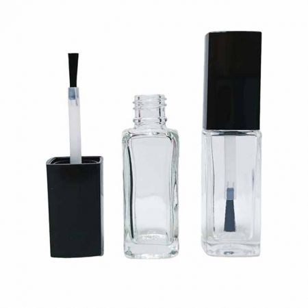 empty rectangular nail polish bottle