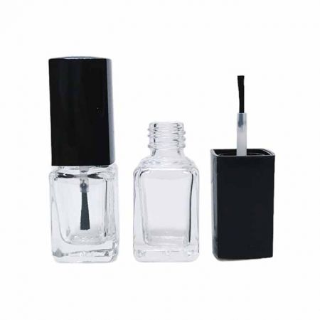 Bouteille en verre pour vernis à ongles de 7 ml