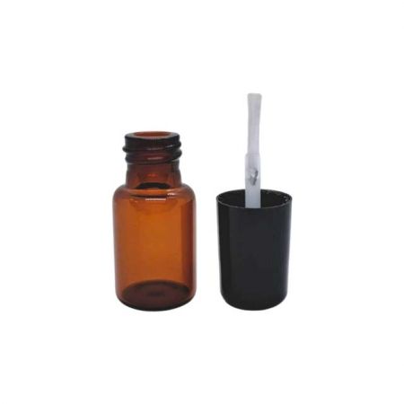 3ml Amber Glass Nail Polish Bottle with Brush (GH24 663A)