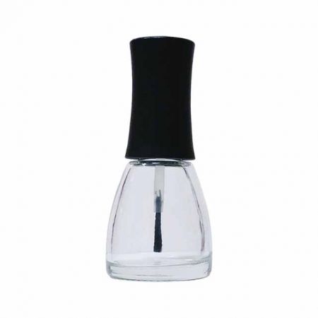 Contenedor de vidrio para esmalte de uñas de forma única de 13 ml - Botella de vidrio cónica vacía para esmalte de uñas de 13 ml