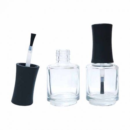 Frasco de vidro de 15ml (GH696) com uma tampa sob medida (GH25) para esmalte de unha