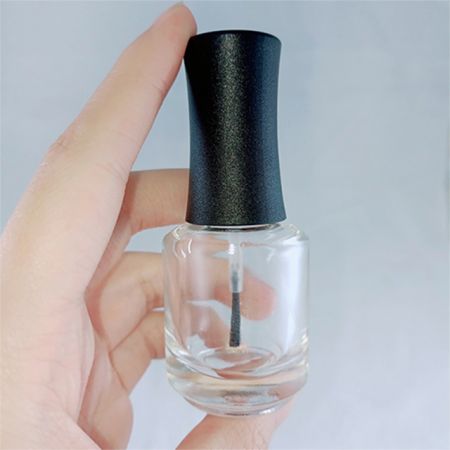 Frasco de vidro vazio de esmalte de unhas de 15ml