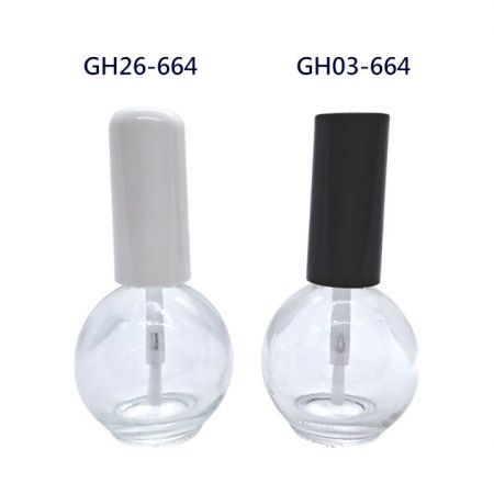 15ml Ball Shaped Glass Nail Enamel Bottle - 15ml Ball Glass Nail Polish Bottles