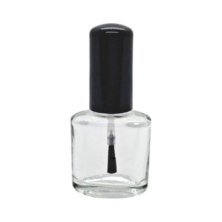 Bouteille en verre ovale plate de 7 ml - Bouteille en verre vide de 7 ml