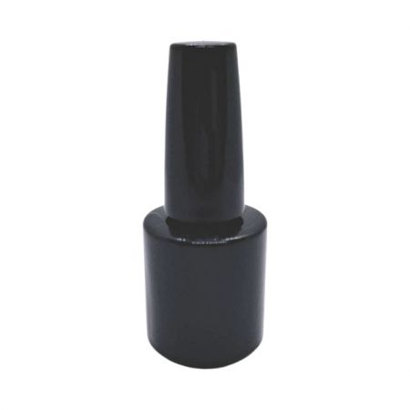 10ml zwarte nagellak glazen fles