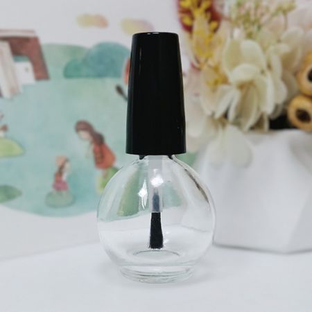 Bottiglia per smalto per unghie a forma rotonda