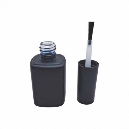 Small glass nail polish container