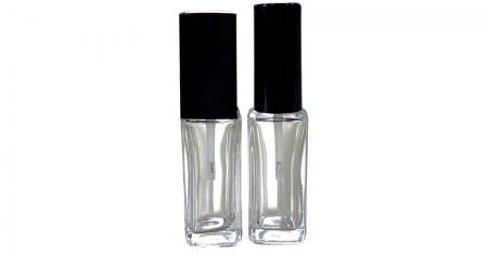 10毫升長方形透明玻璃指甲油瓶含蓋刷 - 10毫升長方形指甲油空瓶