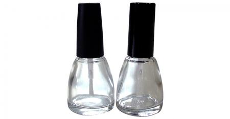 Contenant de vernis à ongles en verre de forme unique de 13 ml - Bouteilles en verre vides de 13 ml pour vernis à ongles