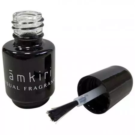 Botella de esmalte de uñas negro de 5 ml con tapa y pincel (GH10 609BB)