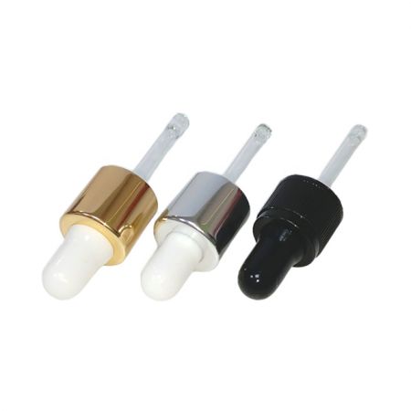 Droppers of different colors