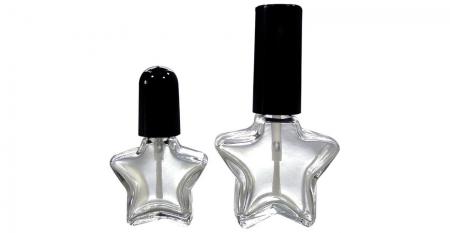 زجاجة زجاجية نجمية شفافة بشكل نجمة بسعة 5 مل لطلاء الأظافر