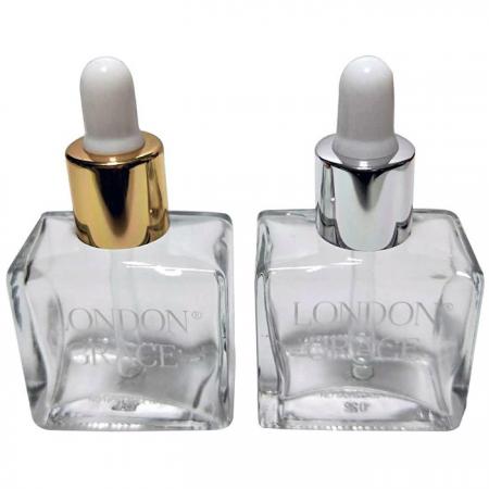 15ml Platte Vierkante Glazen Dopperfles (GH651D)