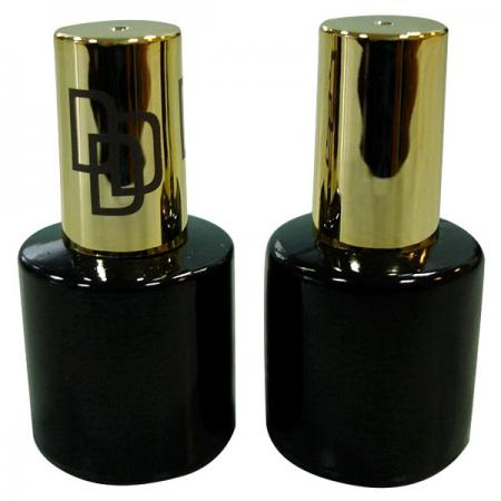 8毫升亮黑烤漆瓶、電鍍蓋、刷 (GH08P 660BB)