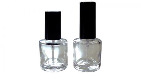 Объемные стеклянные бутылочки для масла для ногтей 8 мл круглой формы - 8-миллилитровая бутылка для ногтевого эмали с крышкой и кистью