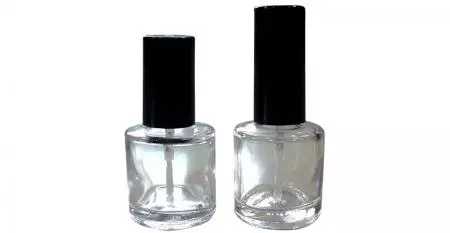 Bulk 8ml Round Glass Nail Oil Bottles - 8ml Nail Enamel Bottle with Cap Brush