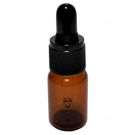 3mlアンバーガラススキンケアセラムボトル(ドロッパー付き)(GH663AD)