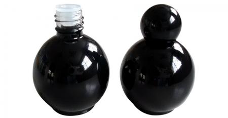 Bottiglia a sfera in vetro a forma di palla da 15 ml vuota per smalto per unghie in gel UV
