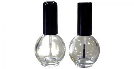Butelka do lakieru do paznokci w kształcie kuli z szkła o pojemności 15 ml