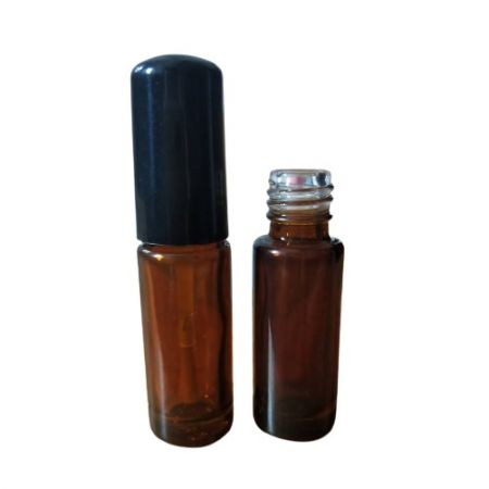 5ml Glass Bottle Coated in Brown Color (GH28 680A)