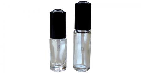 3 ml und 5 ml zylindrisch geformte klare Glasnagellackflaschen - 3 ml und 5 ml Nagellack-Glasflaschen