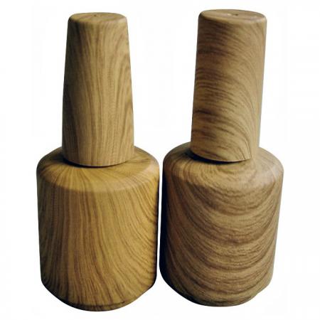 15毫升木紋瓶、木紋蓋、刷 (GH15 696WD、GH12 696WD)