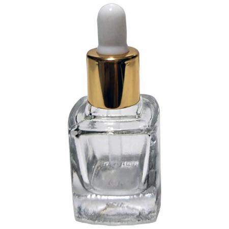 10ml Skin Care Oil Square Glass Dropper Bottle (GH719D)