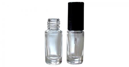 3 ml ~ 5 ml nagellakglazen flesjes - 3 ml cilindervormig helder glazen nagellakflesje