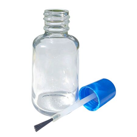 20/415 Neck size - 50ml Oval Shaped Glass Bottle with 20/415 Neck Size