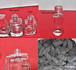 Botellas de esmalte de uñas NG en frascos de vidrio