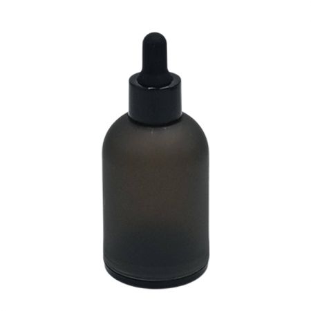 100ml black Boston arc PP bottle