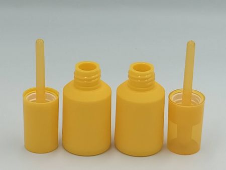 30ml matte amber yellow bottle