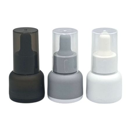 15ml アーク型ドロッパーボトル(黒、灰、白)